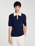 Zweifarbiges Poloshirt