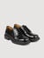 Derby-Schuhe aus glasiertem Leder