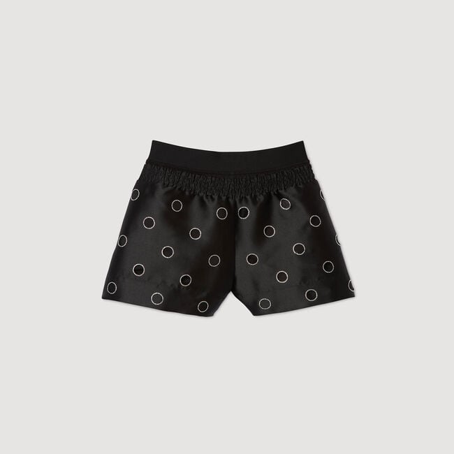 Shorts mit Strass
