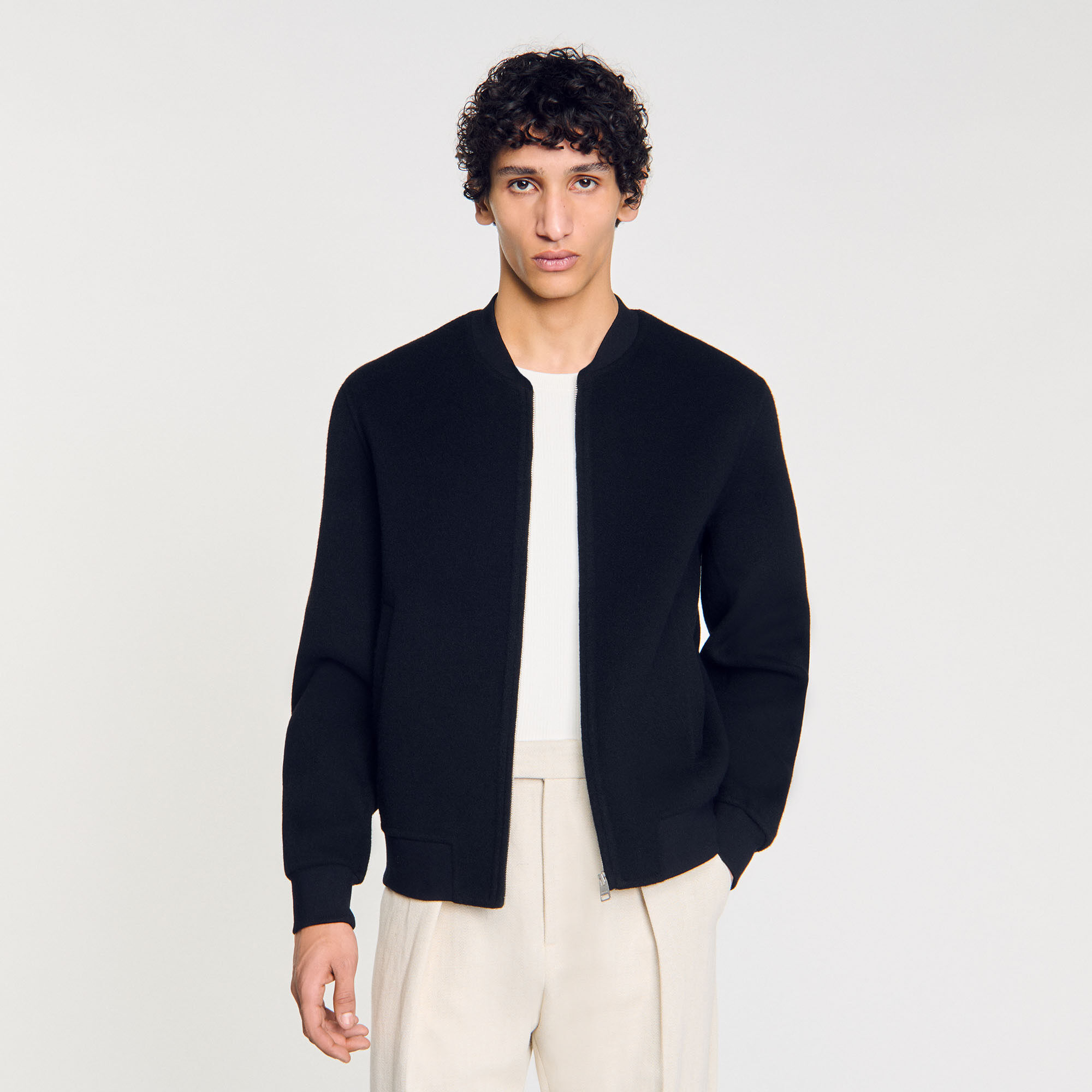 Blouson aus Doubleface-Wolle