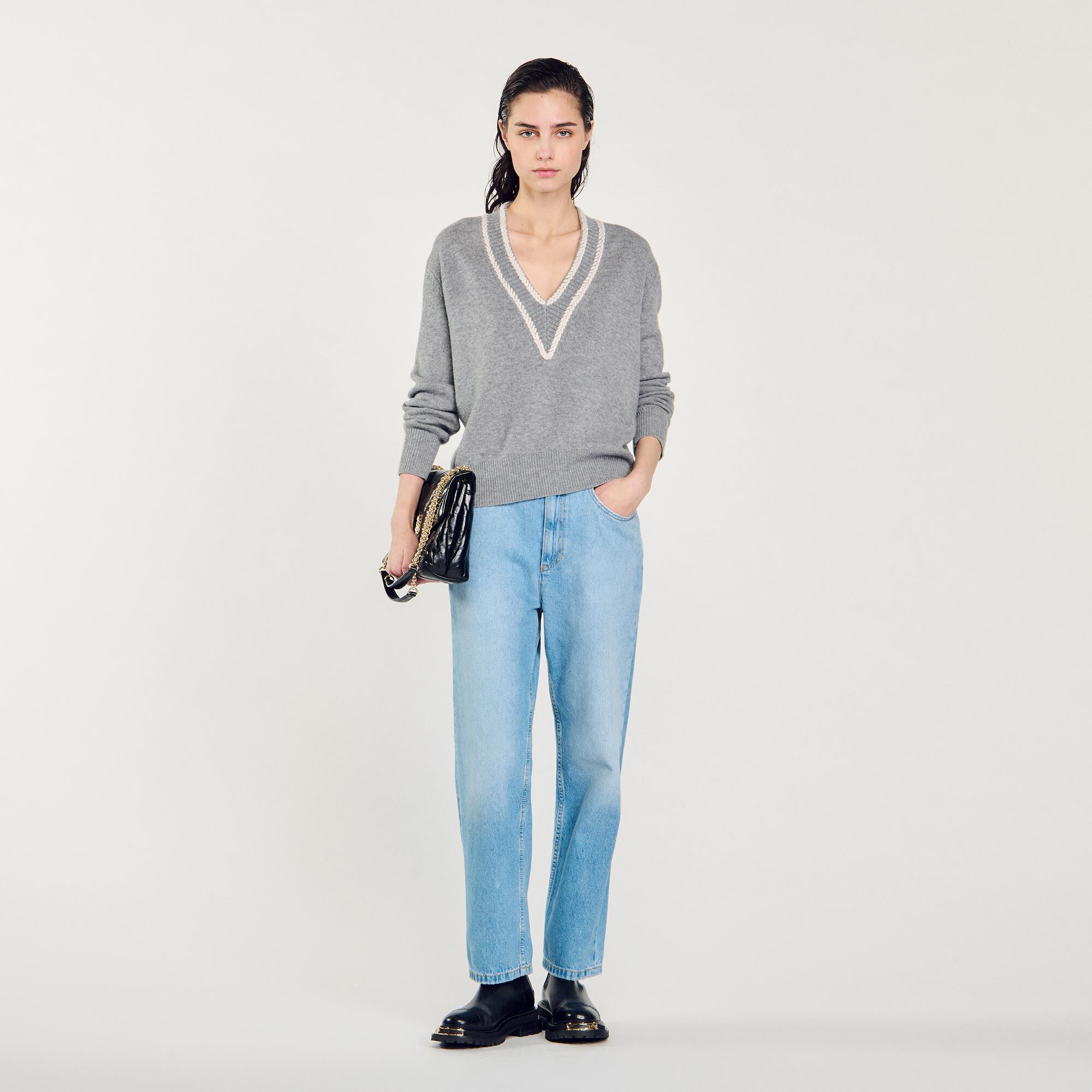 Sandro cashmere sweater hotsell