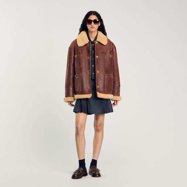 Jacke aus Lammfell