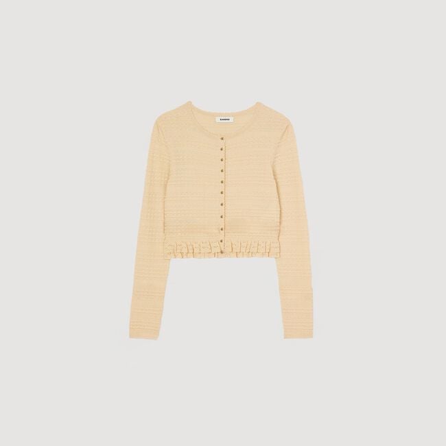 Cardigan mit Volants