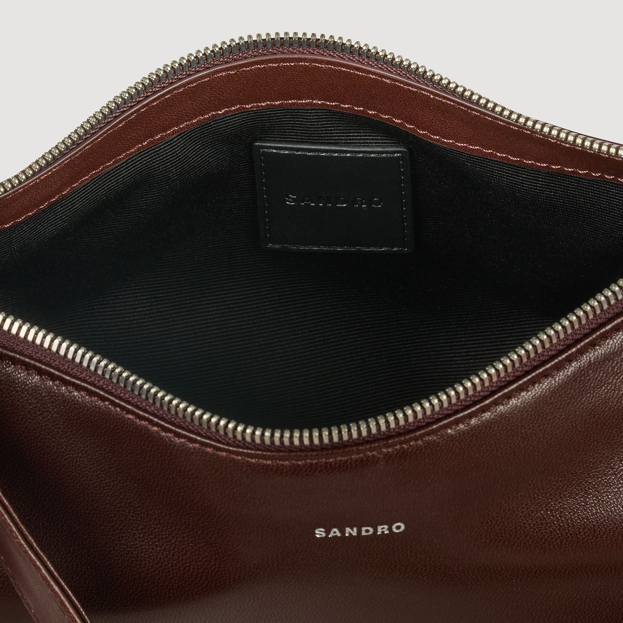Kleine Hobo-Tasche aus Leder