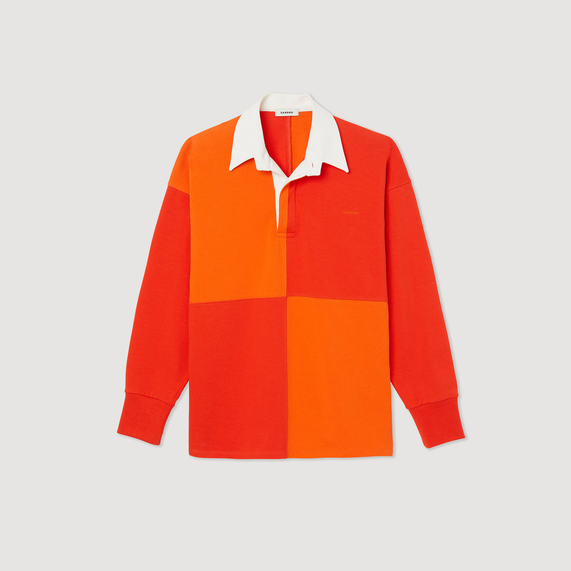 Rugby-Poloshirt aus Bio-Baumwolle