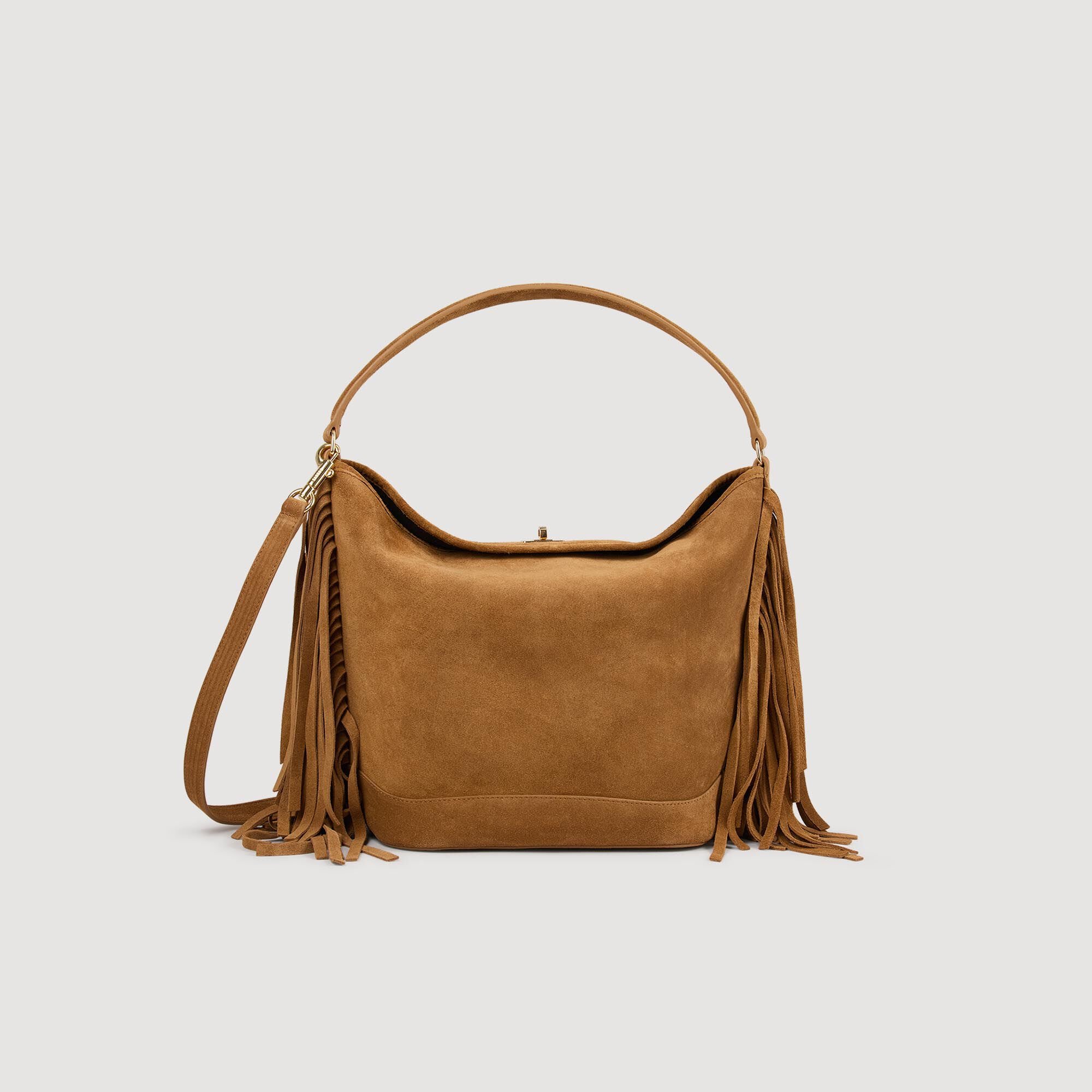 TANGOSO Wildledertasche mit Fransen