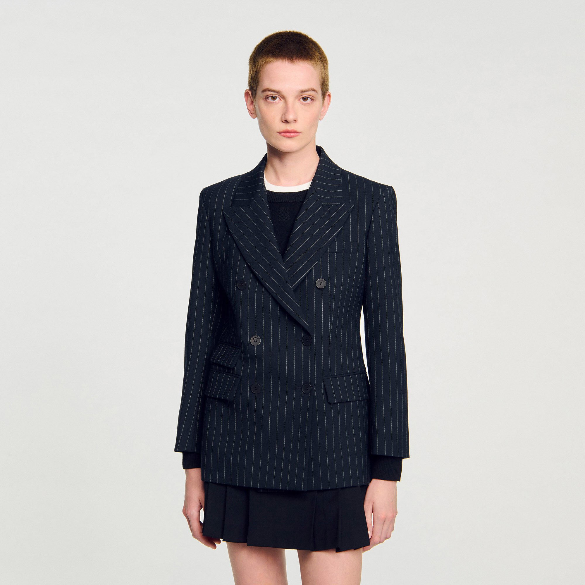 Gestreifter Blazer