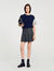 Strickpullover aus Materialmix