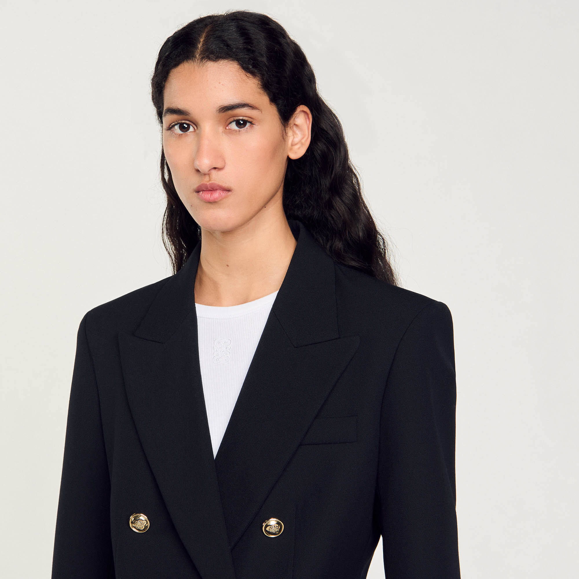Blazer mit doppelreihiger Knopfleiste