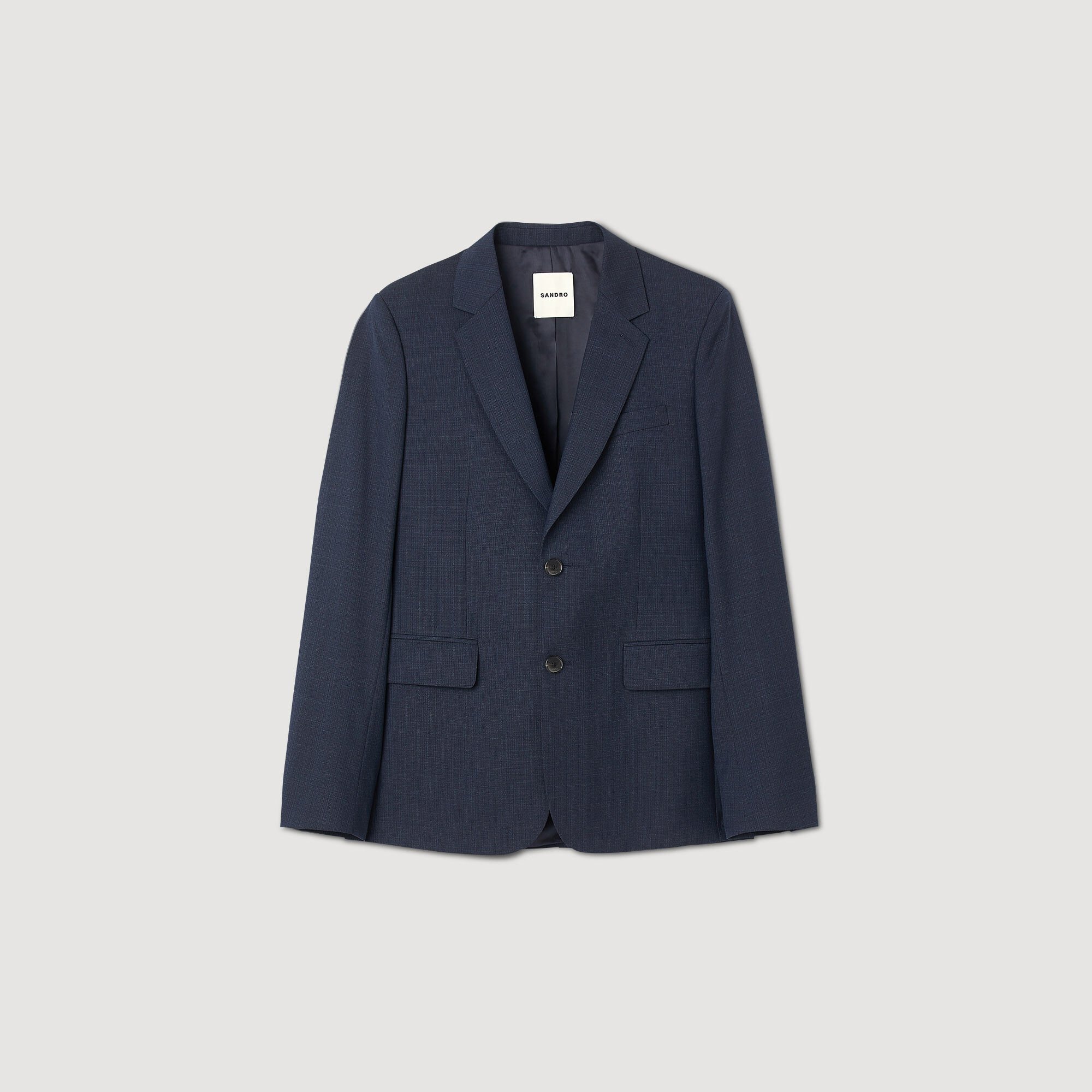 Anzugjacke aus Wolle