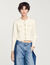 Cardigan aus Rippstrick