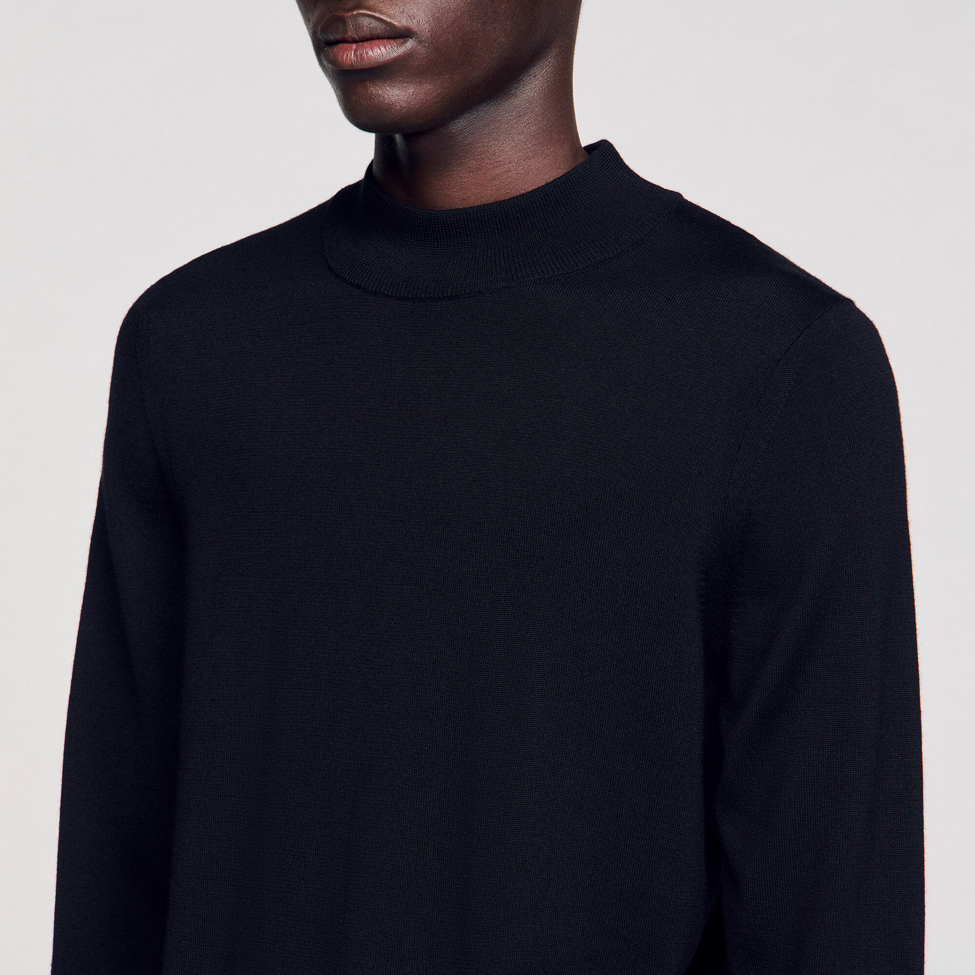 Pullover mit Stehkragen