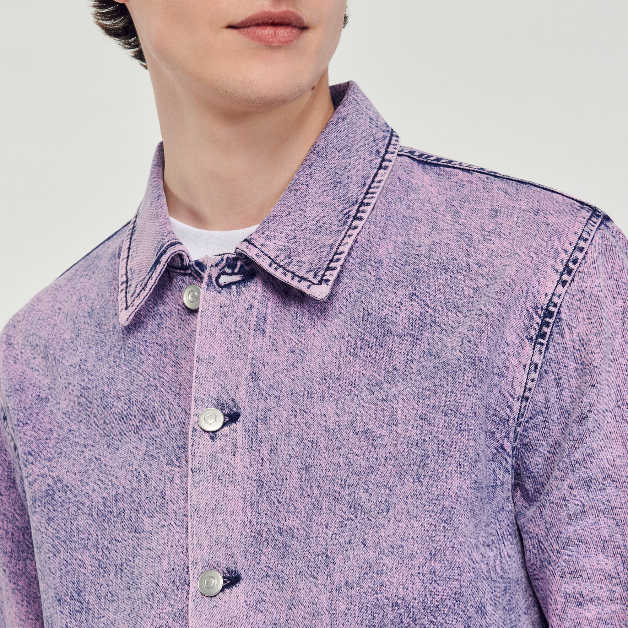 Verwaschener Worker Blouson