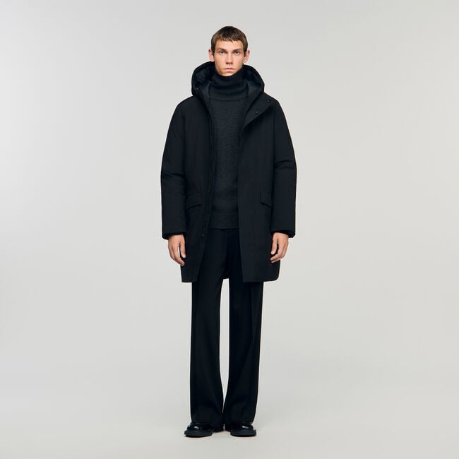 Parka mit Kapuze und Reißverschluss