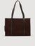 Shopper-Tasche aus Veloursleder
