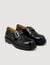 Derby-Schuhe aus glasiertem Leder