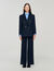 Blazer mit feinen Streifen