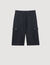 Gestreifte Bermudashorts mit Strass