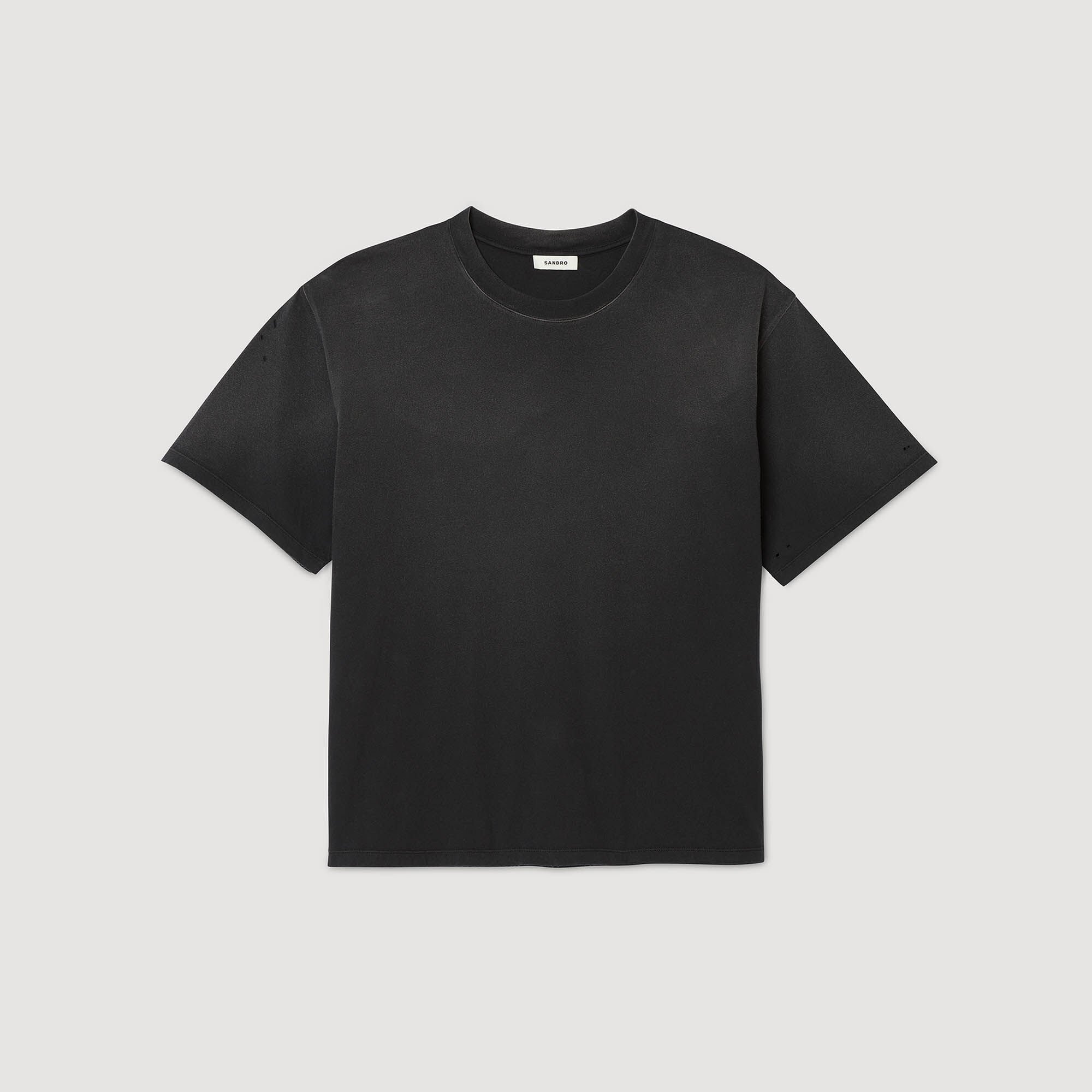 T-Shirt mit verwaschener Optik