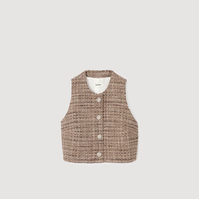 Top aus Tweed