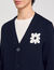 Cardigan mit Blumendetail