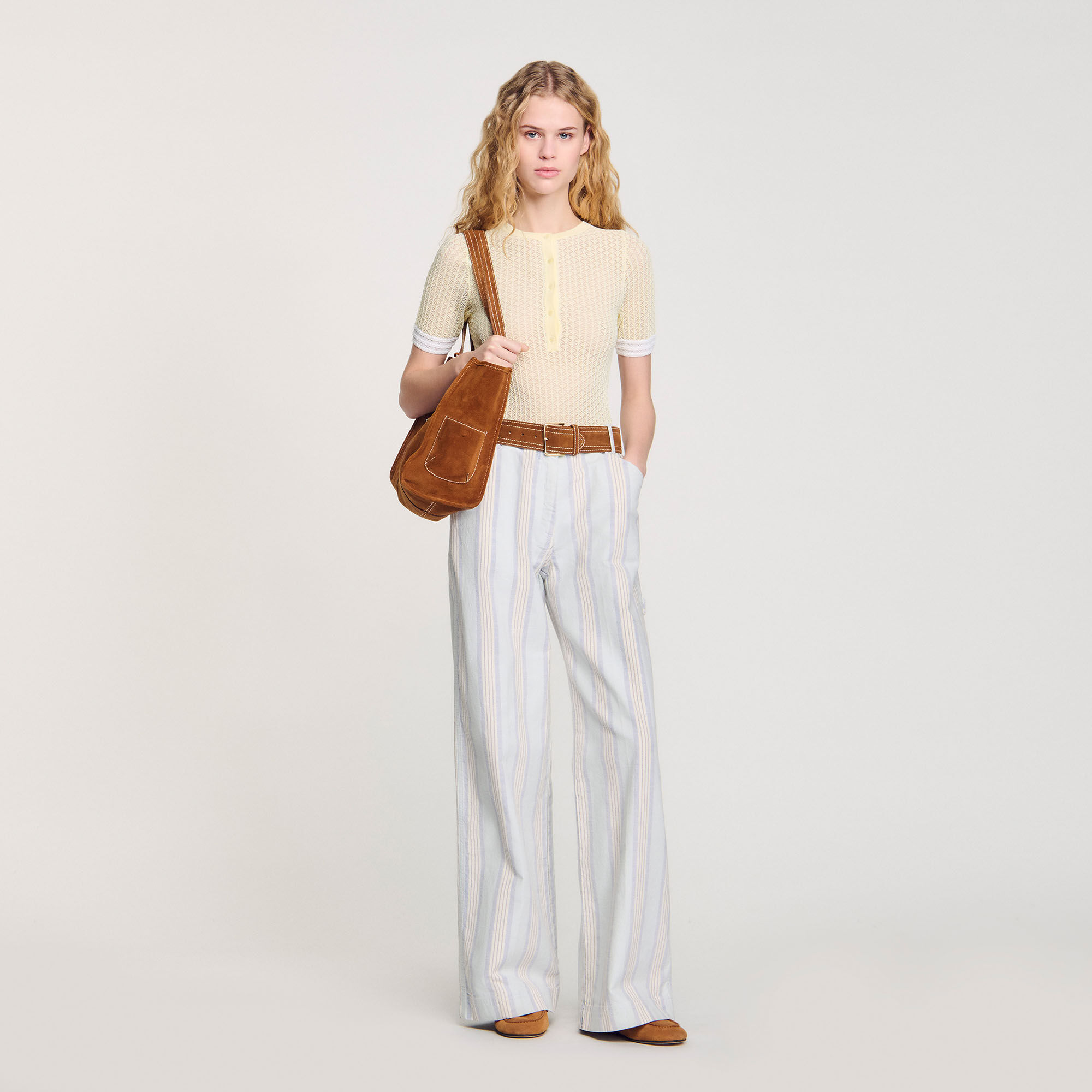 Jeans mit Streifen