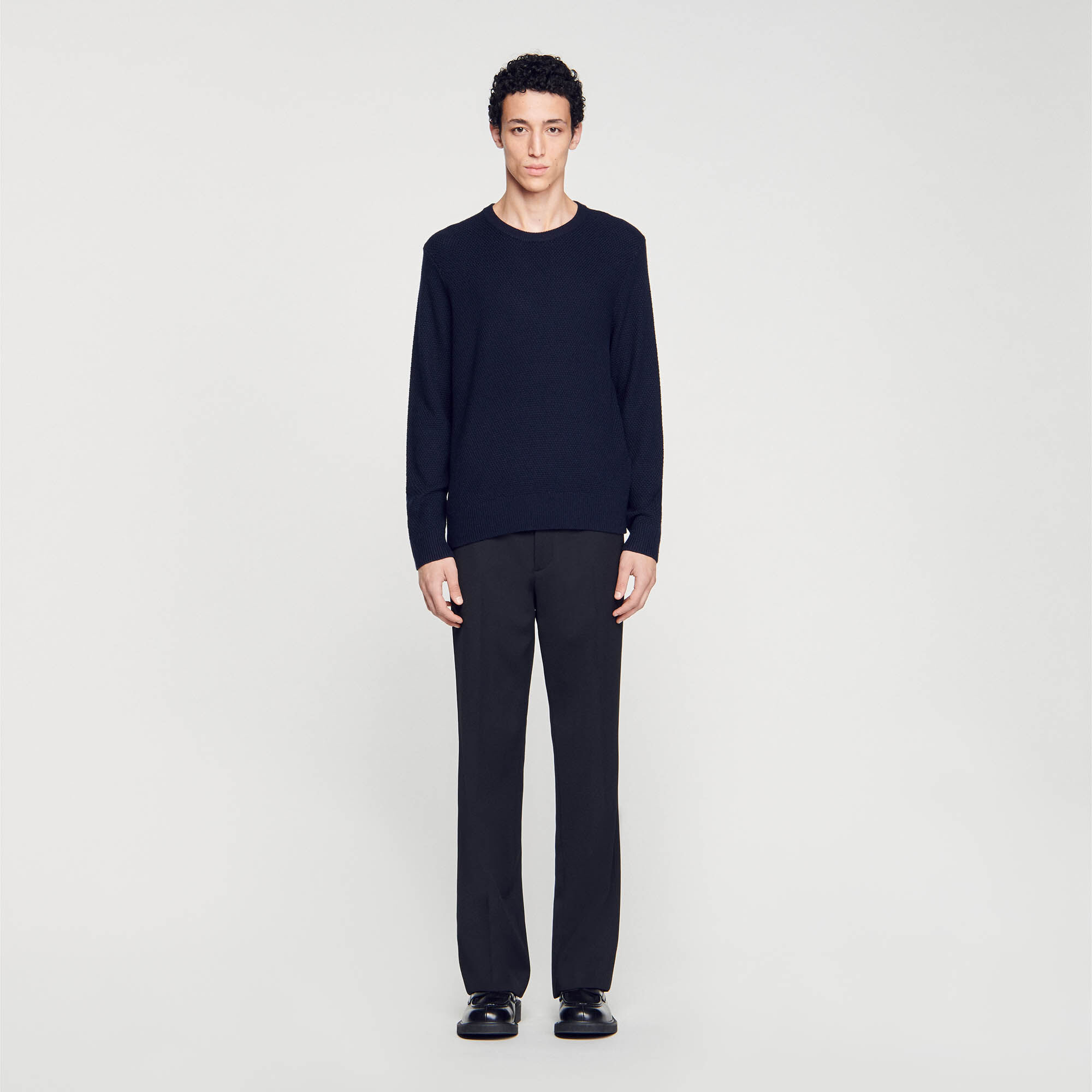 Sandro blue sweater outlet