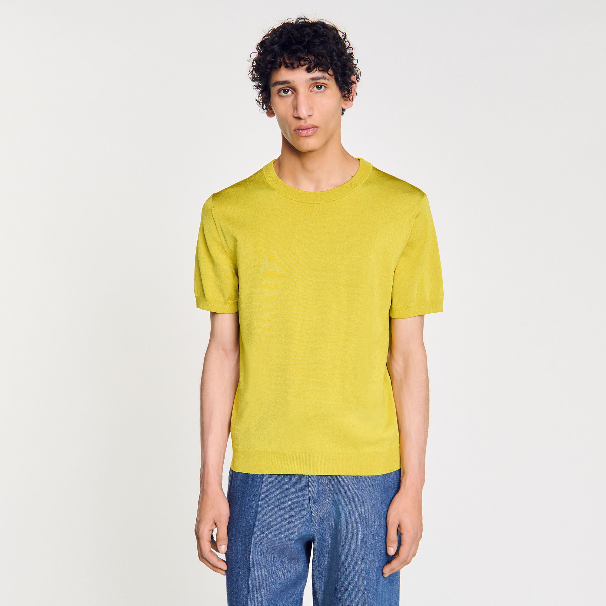 T-Shirt aus Strick