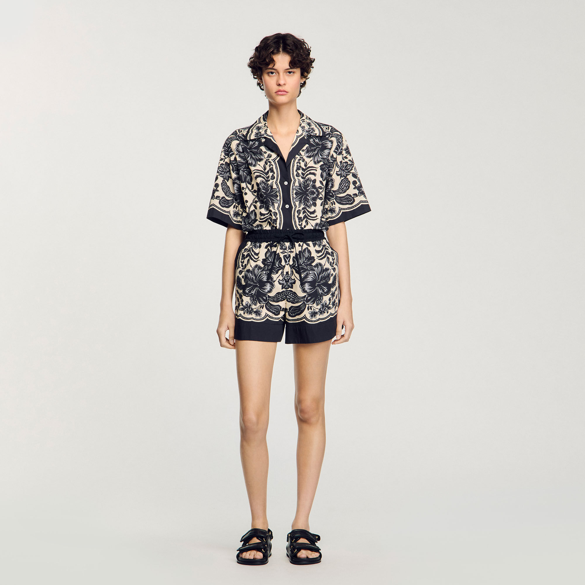 Shorts mit Blumenprint
