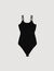 Body aus Strick mit Schmuckdetail