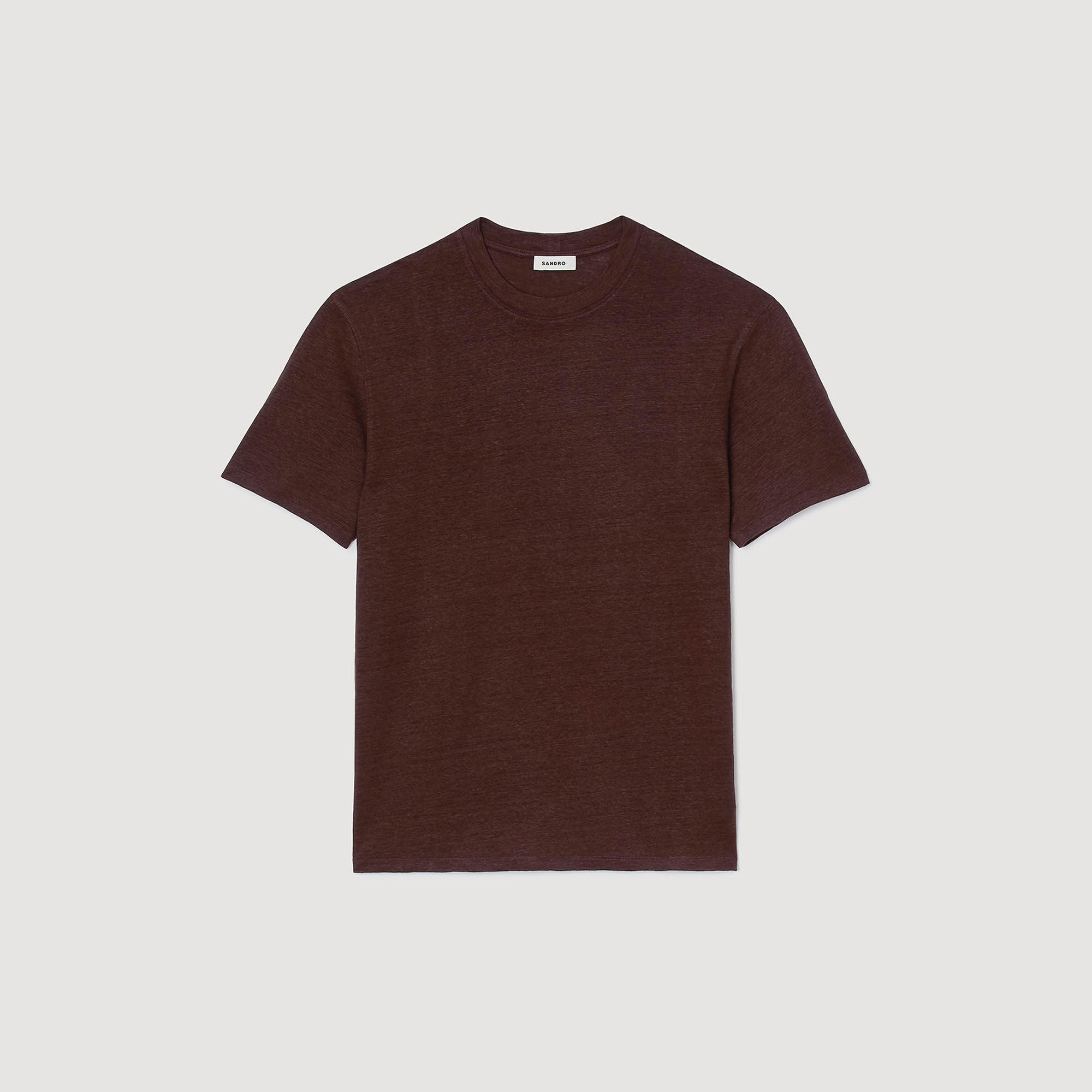 T-Shirt aus zertifiziertem Leinen