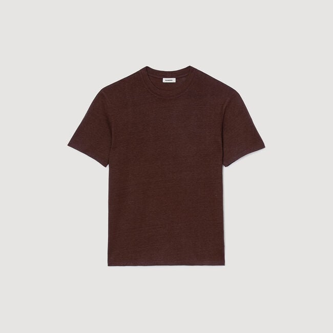T-Shirt aus zertifiziertem Leinen