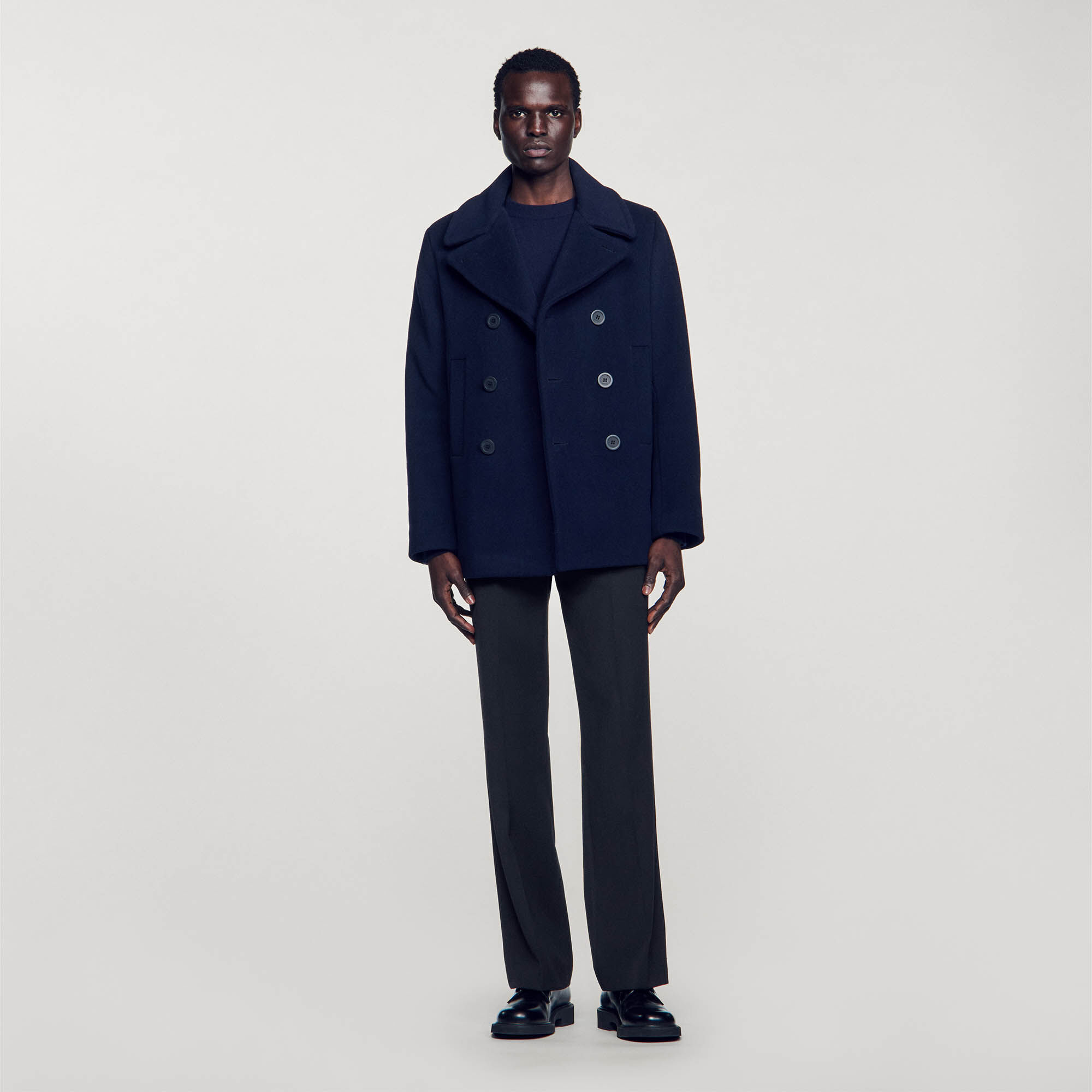 Sandro overcoat outlet