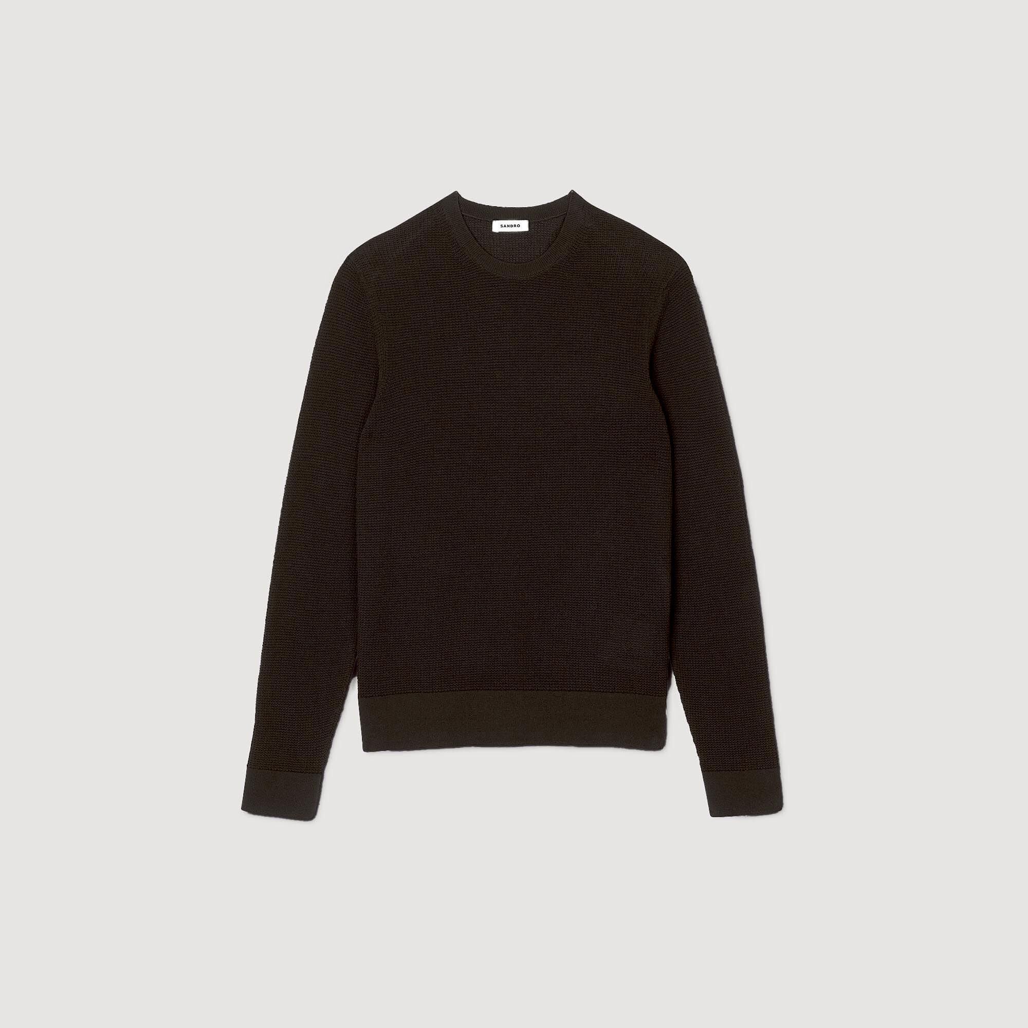 Pullover aus texturiertem Strick