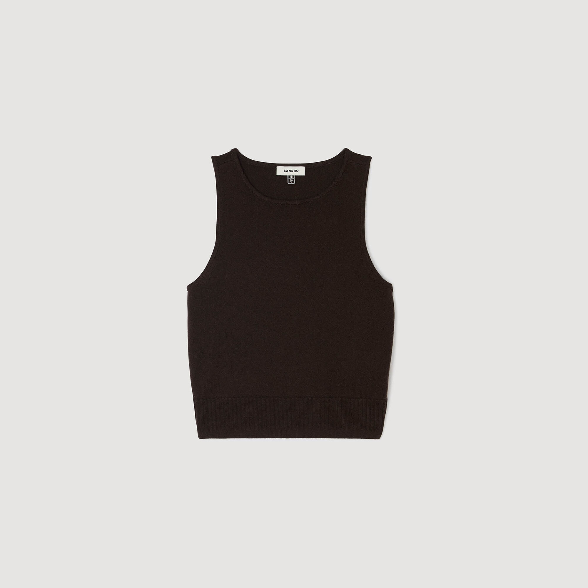 Ärmelloser Pullover