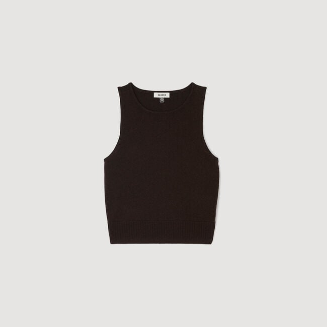 Ärmelloser Pullover