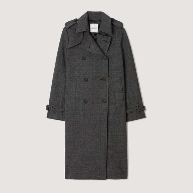 Trenchcoat mit Strass