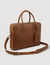 Große Tasche aus genarbtem Leder