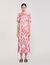 Langes Hemdkleid mit Blumenprint