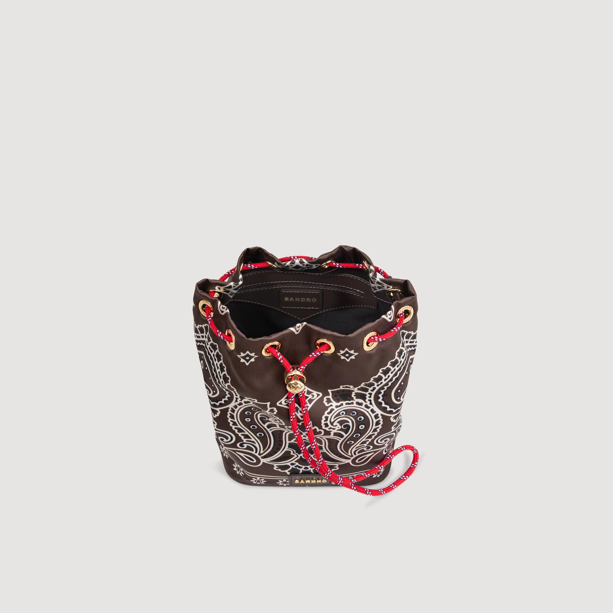 Beuteltasche mit Bandana-Print