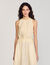 Langes Kleid mit Spitzendetails