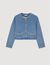 Jeansjacke mit Strass