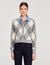 Cardigan mit Rautenmuster