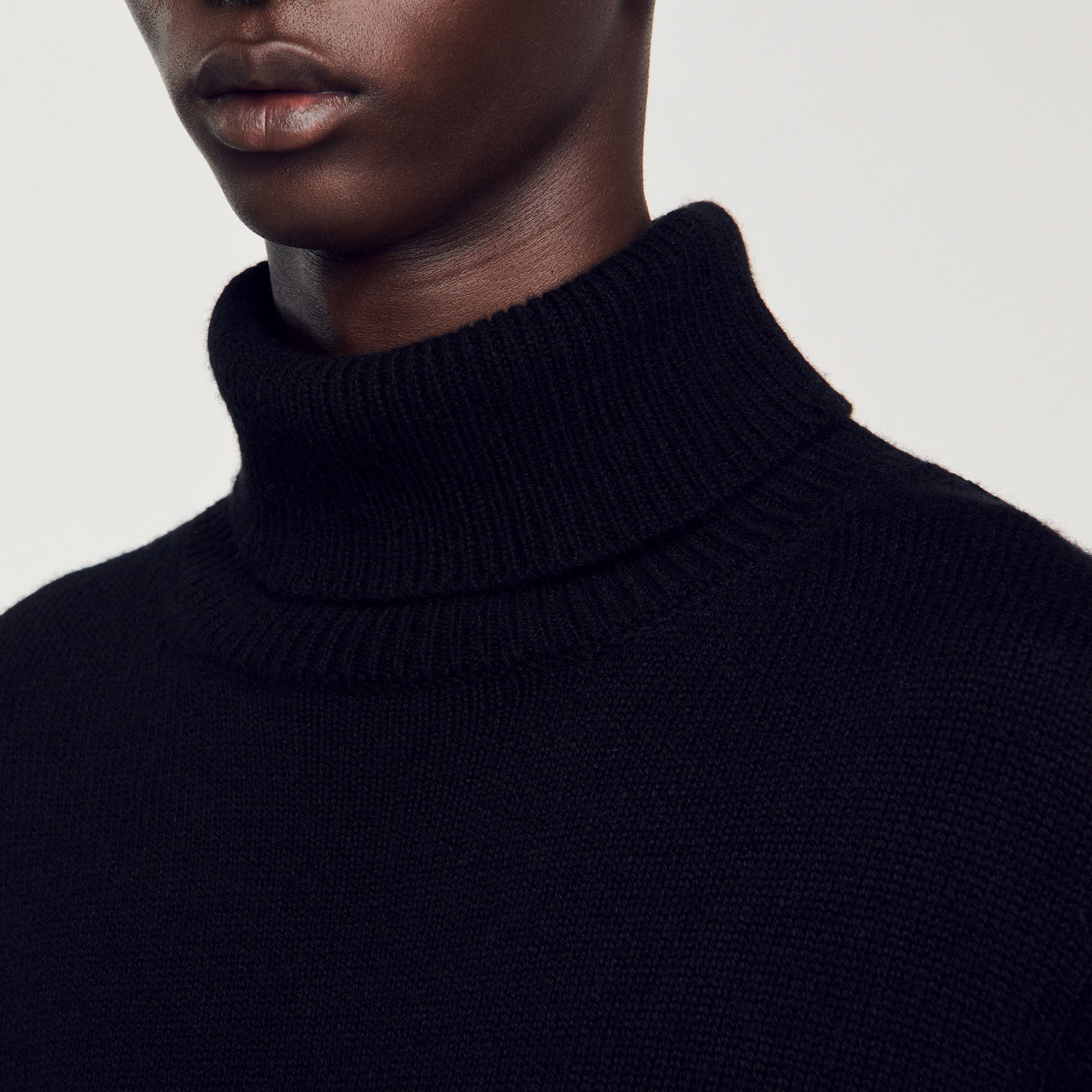Rollkragenpullover aus Wolle & Kaschmir