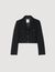 Kurze Tweedjacke mit Knöpfen