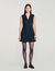 Kurzes Anzugkleid mit Strass