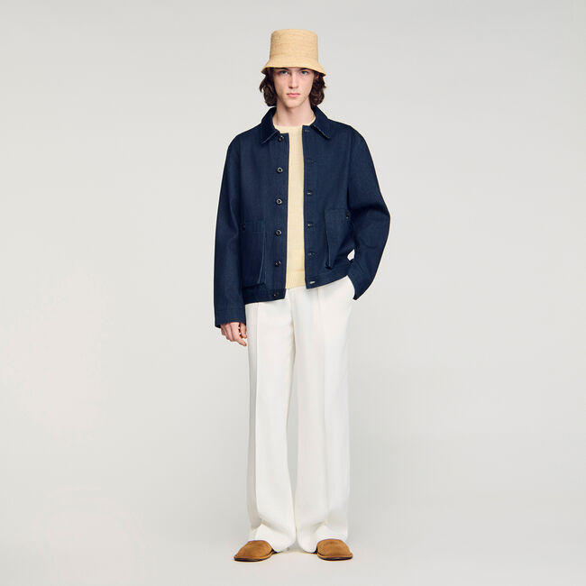 Worker-Jacke aus Denim