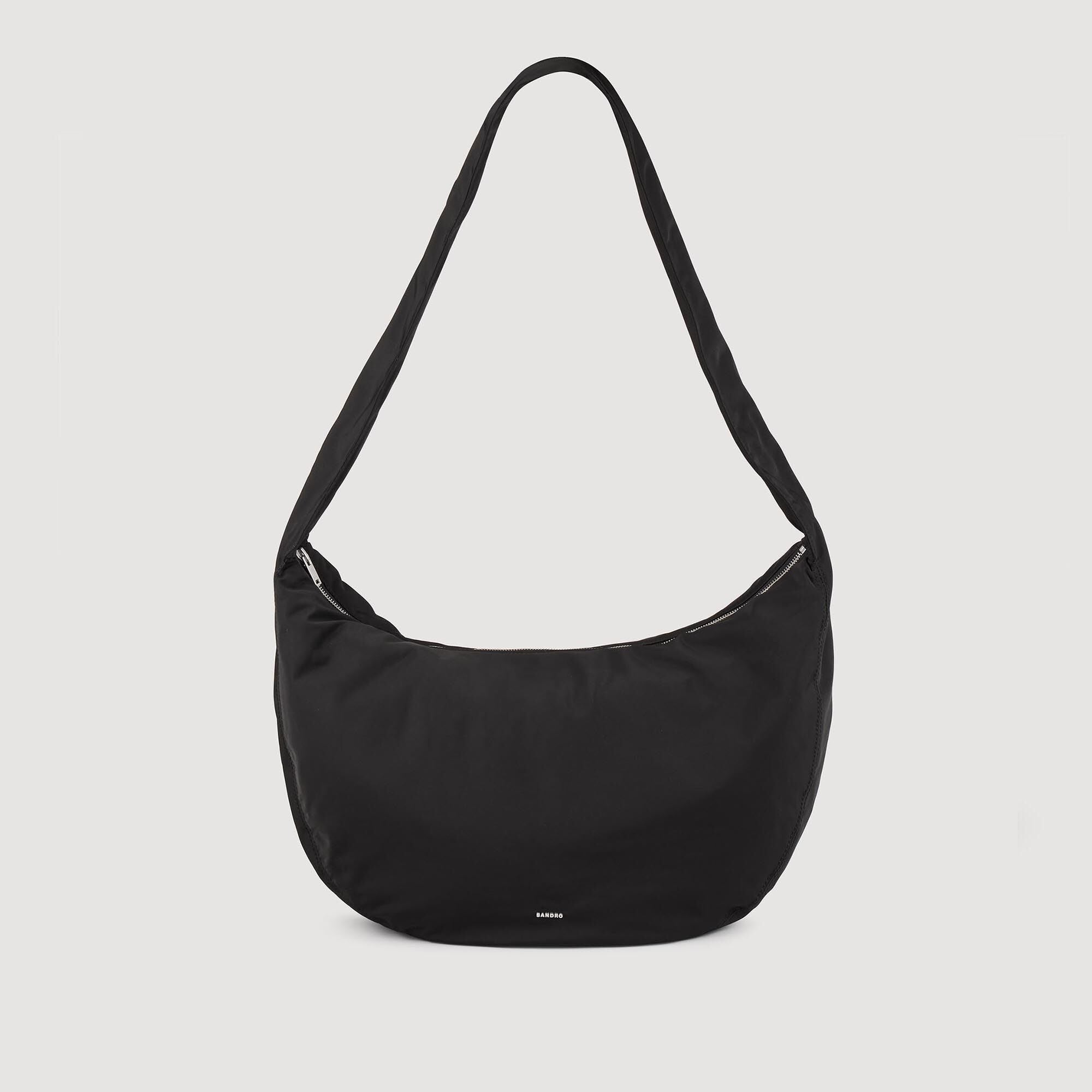 Gro&szlig;e Hobo-Tasche aus Nylon - Herren | Sandro
