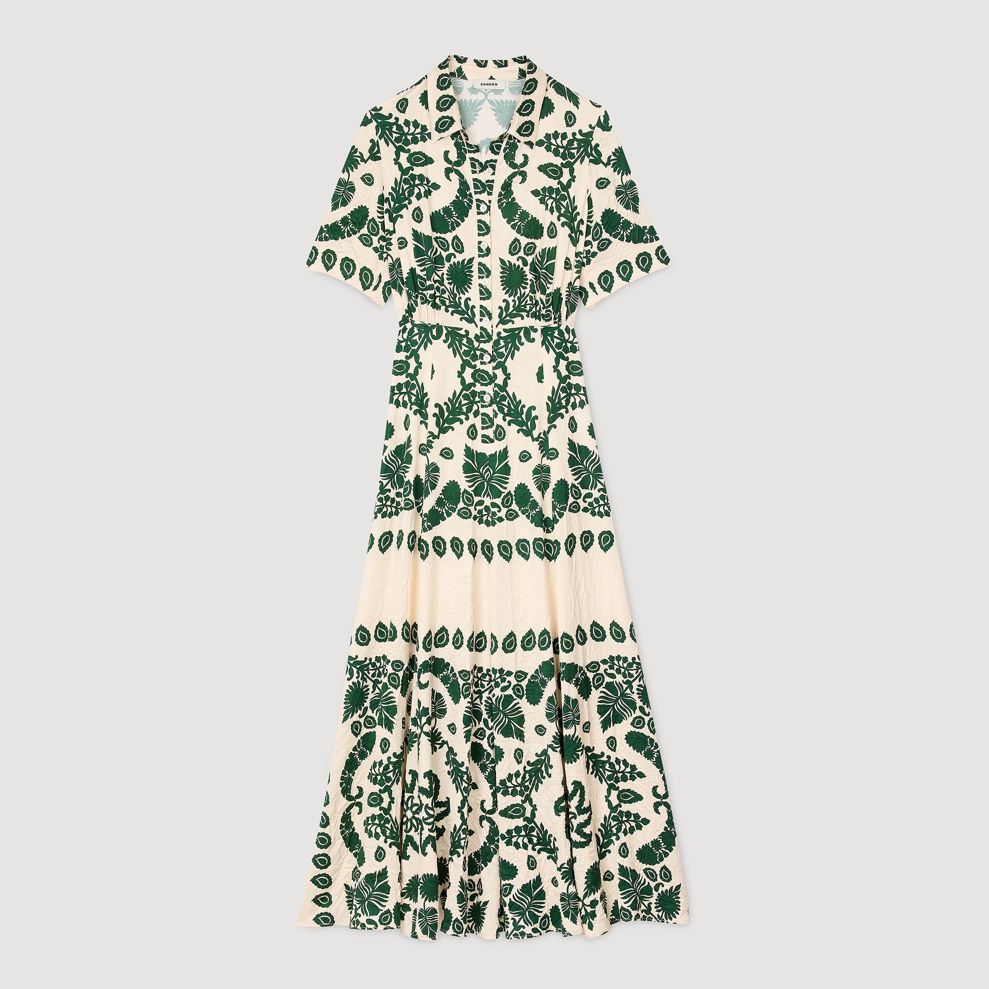 Langes Kleid mit Blumenprint