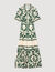 Langes Kleid mit Blumenprint